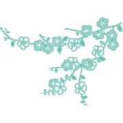 Cherry Blossom 3.5x2.75 Kaisercraft Decorative Die Cutting Die KAISERCRAFT DD418