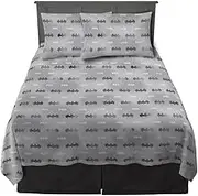 Franco Collectibles Batman Bedding Super Soft Microfiber Sheet Set, Queen, College Dorm Essentials (Official Licensed Product)