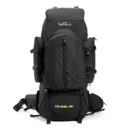 Colonel 95 litres Rucksack + Detachable Day Pack 80 Litres Black