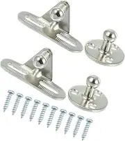 Car Gas Spring Mounting Bracket 10mm with Screws Set of 4 Stylish Design