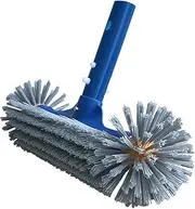 Pool Scrubber Brush | Swimming Pool Brush Head with Round Ends - Scratch-Proof Scrubber for Bathroom Bath Tub Tile Floor Spa Pond Deck Wall Backyard