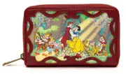 Loungefly Disney Princess Snow White and the Seven Dwarfs Stories Zip Purse Wallet