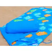 Roll-Up Reversible Beach Mat with Pillow