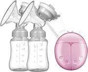 Electric Breast Pump - Double Breastfeeding Pump Strong Suction Breast Pump - Handsfree Portable Milk Pump Low Noise Breastfeeding Accessories for Home