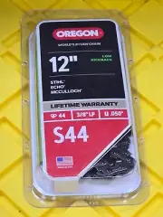 Oregon AdvanceCut S44 12” 44 links Chainsaw Chain - NEW Stihl Echo McCulloch