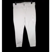 New American Eagle 16 S Next Level Stretch White Hi-Rise Jegging Skinny Jeans