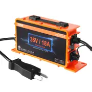 Golf Cart Battery Charger, 18 AMP, Smart Club Car Charger with Crowfoot Plug, Compatible with Lead-Acid AGM/GEL/EFB MF NMC LiFePO4 Batteries for Club Car EZGO Yamaha, IP67 ETL