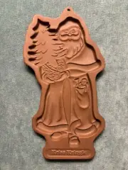 Longaberger Cookie Mold Kriss Kringle Santa Claus Ornament 1991 NEW NWOT