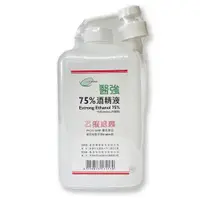 在飛比找蝦皮購物優惠-醫強75%酒精液 1000ml+壓頭【小財神EC】