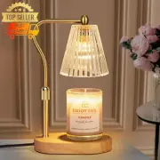 Candle Warmer Lamp w/ Timer Dimmer Adjustable Height Electric Wax Melter Gift