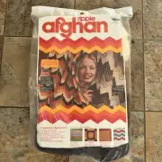 Vtg 1979 Ripple Afghan Crochet Kit Yarn Knits Inc Make Any 1 of 6 Patterns NEW