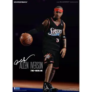 預購 ENTERBAY RM-1060 NBA系列 76人隊 1/6比例 Allen Iverson 艾倫 艾佛森 戰神