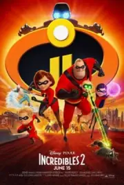 DISNEY PIXAR'S INCREDIBLES 2 - 13.5"x20" Original Promo Movie Poster MINT 2018