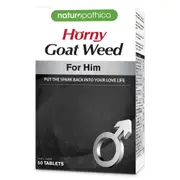 Naturopathica Horny Goat Weed for Him 50 Tablets