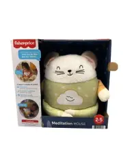 Fisher-Price GRV08 Meditation Mouse Sound Machine Toddler Plush Toy - READ!!