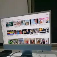 在飛比找蝦皮購物優惠-apple iMac 24吋 藍色 M1 8核心 Cpu 8