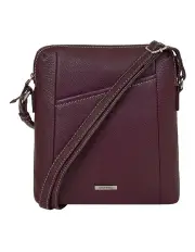 [Joan Weisz] Luna Crossbody Bag in Wine