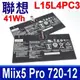 聯想 L15L4PC3 電池 Miix 5 Pro 720-12IKB L16M4PC1 (5折)