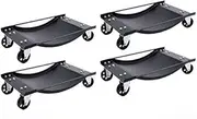 4 x Heavy Duty Vehicle Wheel Dolly Tire Skate Car Mover Positioning Jack Transporter Ball Bearings Trolley Rated at 4000lbs./1800Kg (4 Pieces)