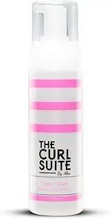 The Curl Suite Hydrating Curl Foam (7 Oz.), Anti-Frizz Formula for Women & Men with Frizzy, Wavy Hair, Volumizing & Frizz Control Hair Mousse for Curly Hair