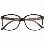 GLASSES CLEAR Mens Womens Retro Large Oversized Geek Fashion Thin Frame Glasses
