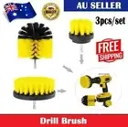 Drill Brushes Attachment Set 3-Pack Power Cleaner Cleaning Scrubber Tub Shower