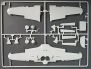 Tamiya 1/48th Scale Hawker Hurricane Mk. I Parts Tree B from Kit No. 37011