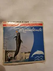 Vintage View-Master Marineland 21 Stereo Pictures Unopened
