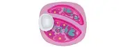 Butterflies (microwavable) 2-section plate-SET OF TWO
