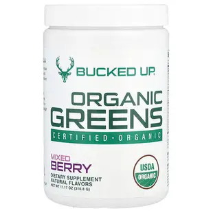 [iHerb] Bucked Up Organic Greens, Mixed Berry, 11.17 oz (316.8 g)