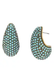 Kurt Geiger London Pavé Crystal Dome Drop Earrings