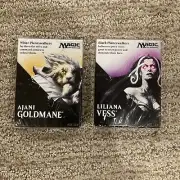 [BUNDLE] NEW Magic the Gathering MTG Ajani Goldmane & Liliana Vess Decks RARE