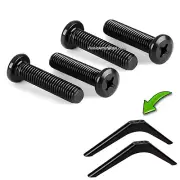 4 Screw - TCL Monitor 55S421 55S401 50S425 50S421 49S325 55S425 Stand Leg M5.35.