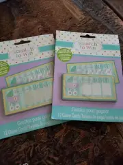2 packs Baby Shower Scratch Offs JACKPOT TICKETS 24 Party Favors Games New