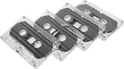 JUMPLAWN 30 Minute Blank Cassette Tapes Music Recording 4 Pack for Parties and Events Speech Educati
