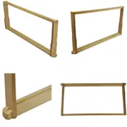 20x Deep Beehive Frames NZ Wood Bee Hive Unassembled Brood Box Frame Beekeeping