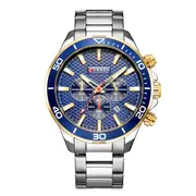 8309 Business Style Full Steel Men Wristwatch Date Display Quartz Watch 02