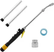 DEHOMKUS 2Pcs 3/4"NPT RV Water Heater Anode Rod Kit & 1Pcs RV Water Heater Flush Wand & 1Pcs Hex Wrench Socket Removal Tool Tape Compatible with Suburban and Mor-flo Water Heater