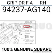 94237AG140 Genuine Subaru GRIP DR F A RH 94237-AG140