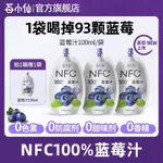 🔥膳食達人🔥 莓小仙100%NFC純藍莓汁非濃縮鮮果榨取NFC果汁旗艦店100ML/袋