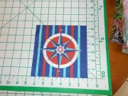 Two Decorative Luncheon Napkins for Decoupage "Nautical Compass"