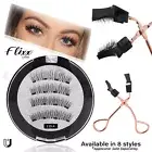 Professional Magnetic Eyelashes - Fake False Lashes Set Kit + Applicator Option