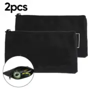 2PCS Small Size 600D Oxford Cloth Zipper Tools Storage Bag Case Pouch Waterproof