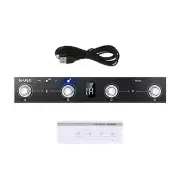 Portable Wireless 4 Button MIDI Foot Controller Pedal Rechargeable Pedal