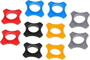 Kisangel 10Pcs Roll Roll Microphone Rings Protection Rings for Handheld Mic Non Slip Design for Easy Use Suitable for Singing Conferences and Performances Mic Accessories Grey