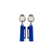 [Moschino] Moschino Drop Clip-on Earrings ONE SIZE BLUE