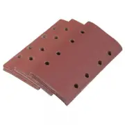 30 Pcs Sanding Pads, Sanding Hook and Loop Sand Sheet 95X185mm Punched 81195