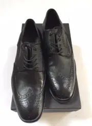J. Lindeberg Mens Shoes Size 7 Black New Lether