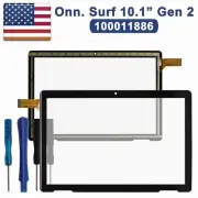 Toolkit+Touch Screen Digitizer Glass For Onn. Surf 10.1" Gen 2 100011886 Tablet