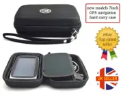 7inch SatNav Hard Carry Case with Accessory Pocket and Lanyard for Garmin TomTom